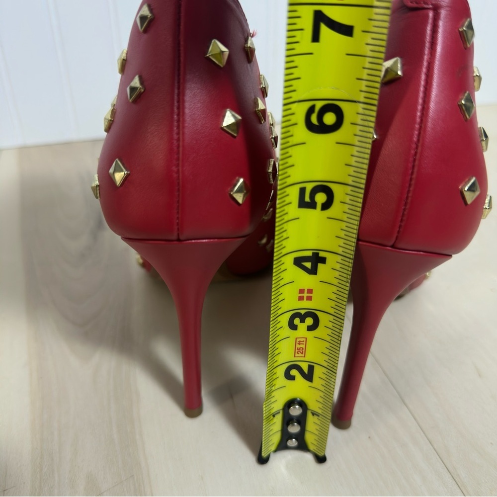 MICHAEL MICHAEL KORS Keke Pointed Pumps  9.5M Leather Slip-on Stiletto Business - Picture 14 of 16